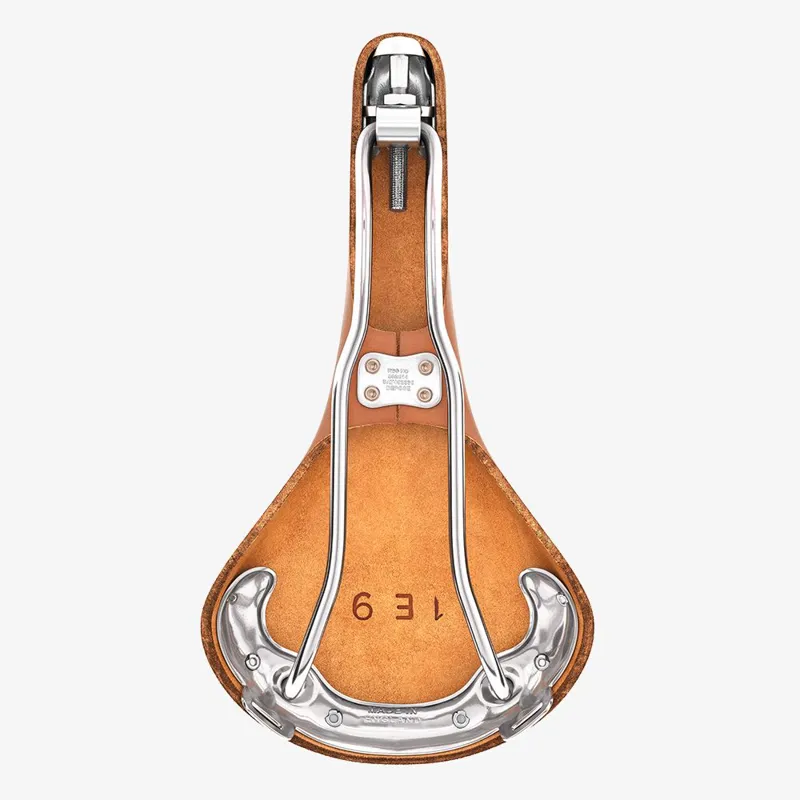 Brooks B15 Swallow Chrome Saddle - 153mm - Honey-2