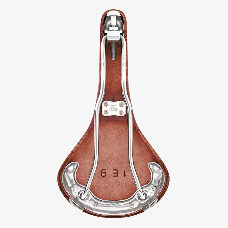 Brooks B15 Swallow Chrome Saddle - 153mm - Brown-2