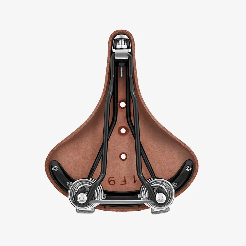 Brooks B67 Short Ladies Saddle - 210mm - Brown-2