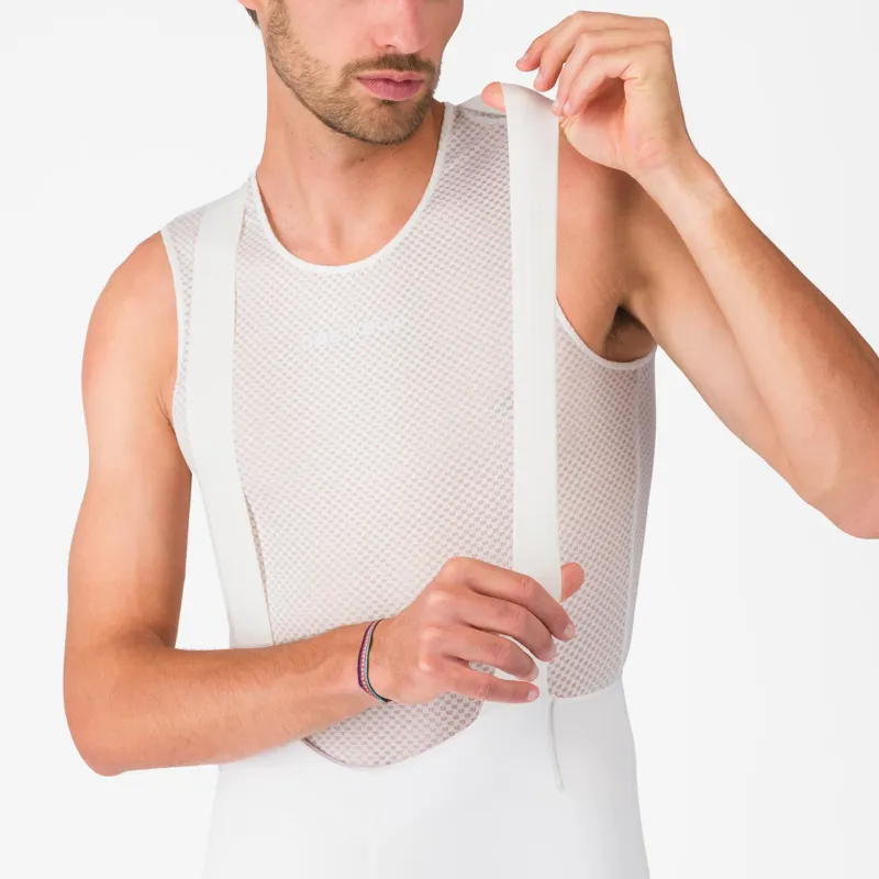 Castelli Free Aero Race Men's Bib Shorts - White-2
