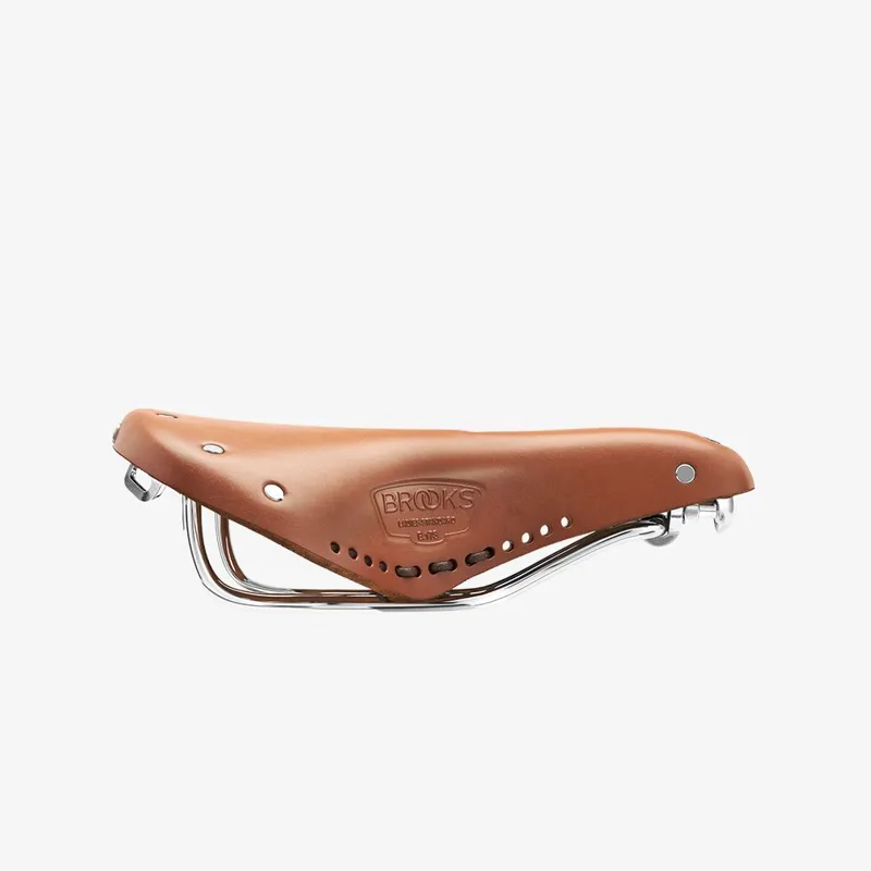 Brooks B17 Carved Short Ladies Saddle - 176mm - Honey-3