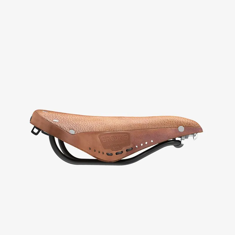 Brooks B17 Softened Short Ladies Saddle - 176mm - Dark Tan-3