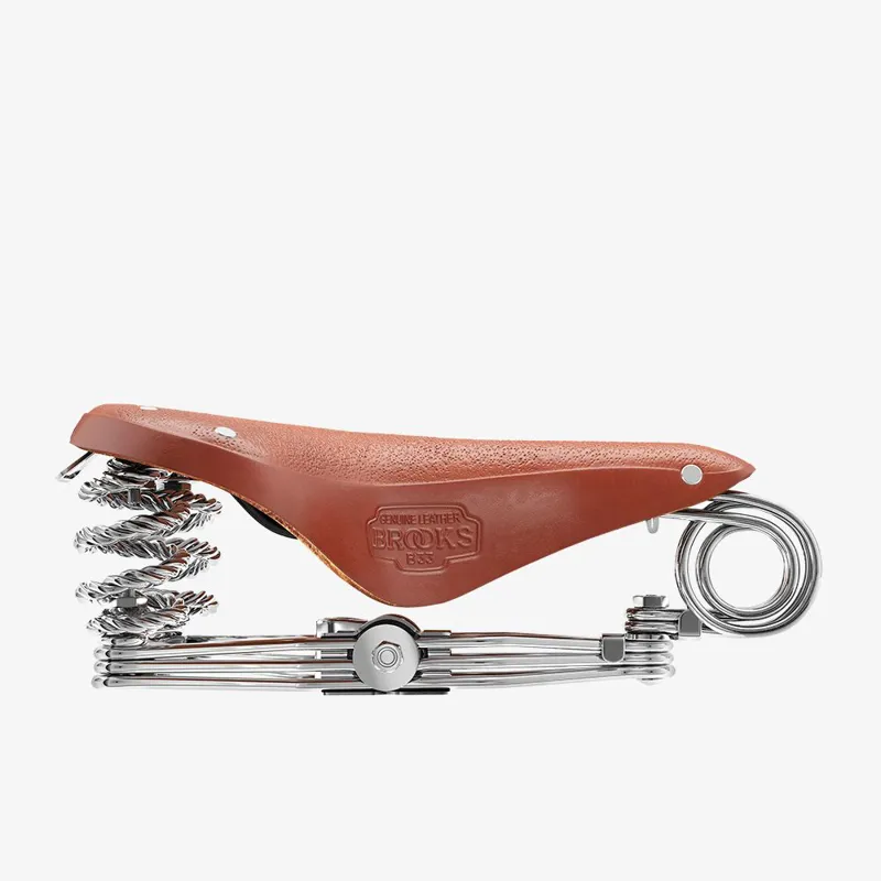 Brooks B33 Coiled Saddle - 235mm - Honey-3