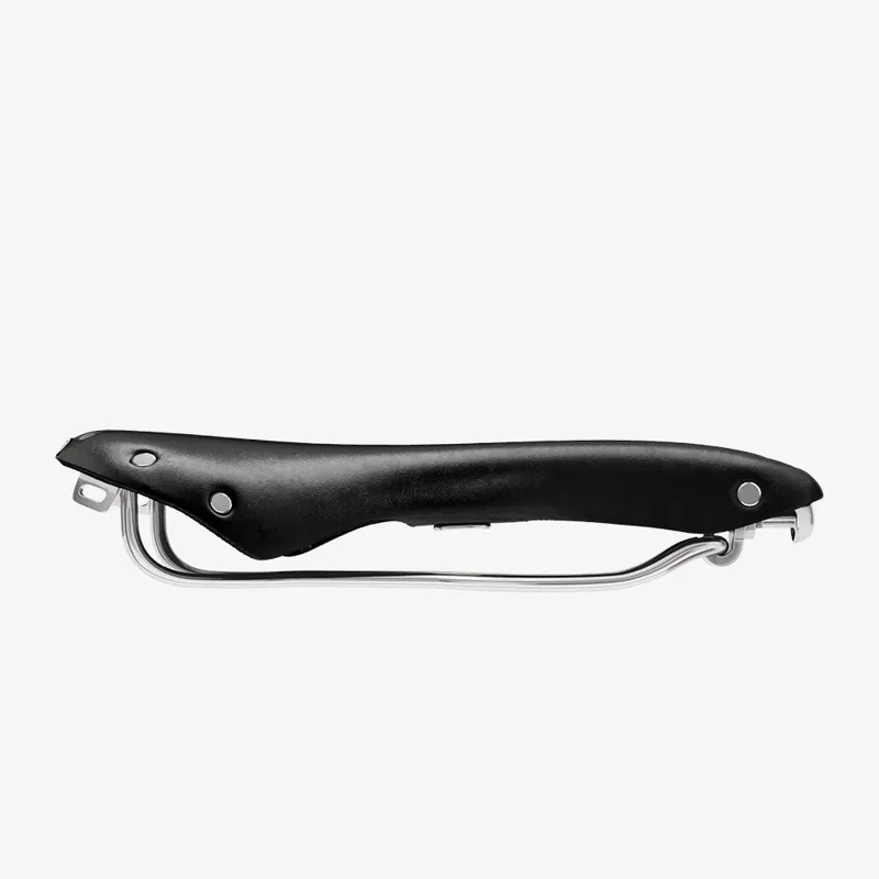 Brooks B15 Swallow Chrome Saddle - 153mm - Black-3