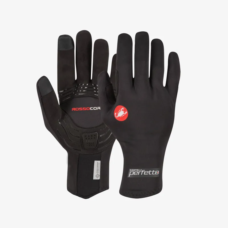 Castelli Perfetto RoS 2 Men's Long Finger Gloves - Black-3