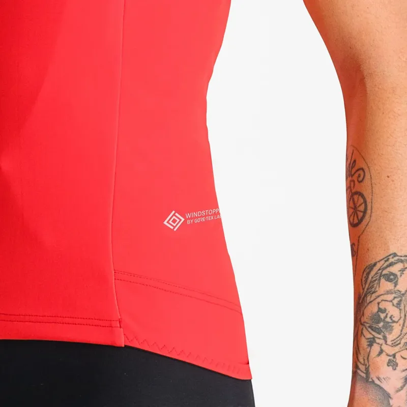 Castelli Gabba RoS 2 Women's Short Sleeve Jersey - Hibiscus/Silver Reflex-4