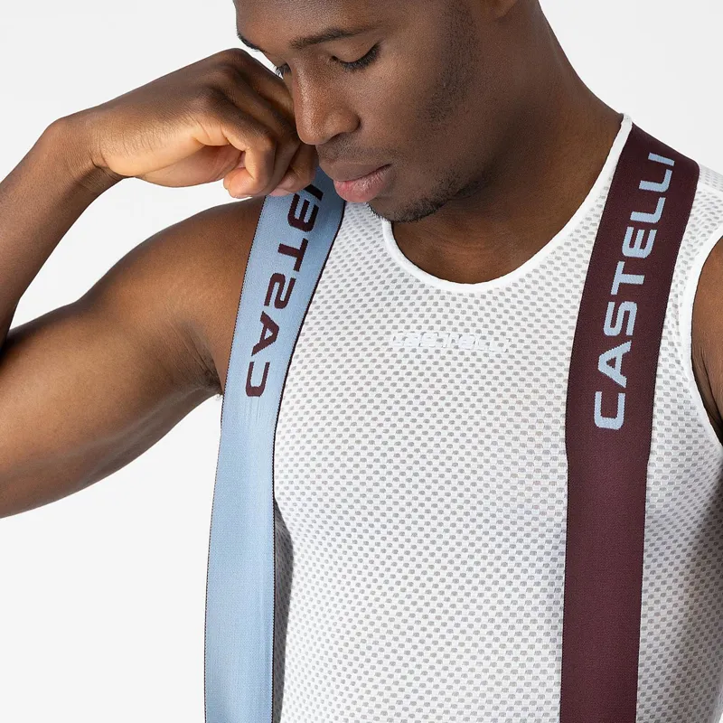 Castelli Premio Evo Men's Bib Shorts - Bordeaux/Winter Sky-4