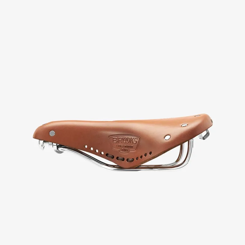 Brooks B17 Carved Short Ladies Saddle - 176mm - Honey-4