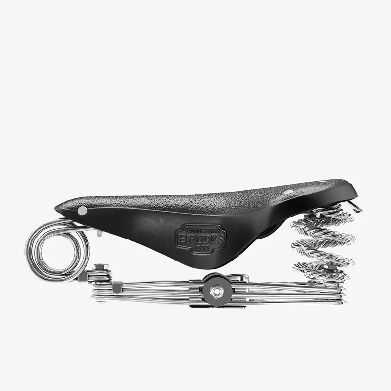 Brooks B33 Coiled Saddle - 235mm - Black-4