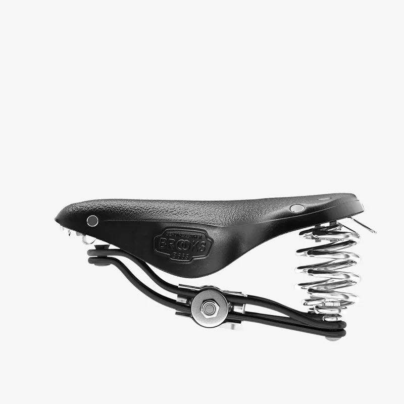 Brooks B66 Short Saddle - 205mm - Black-4