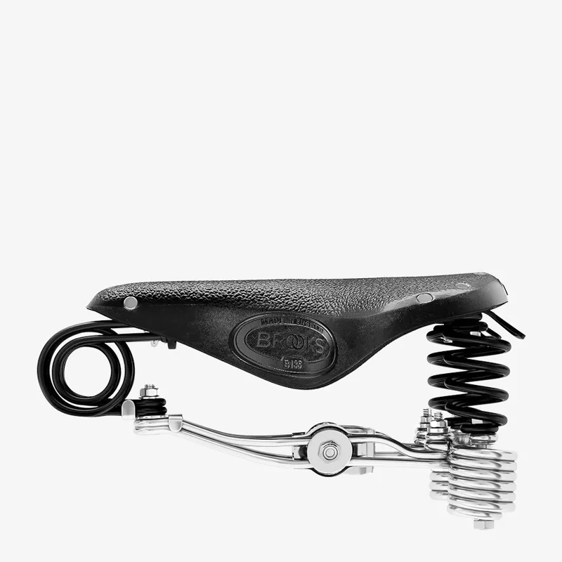 Brooks B135 Coiled Saddle - 210mm - Black-4