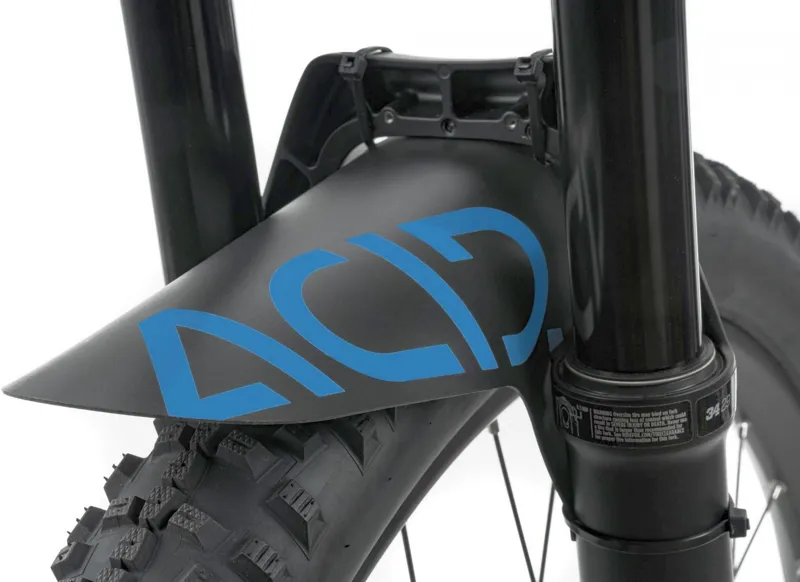 Cube Acid Downhill Front Mudguard - Black/Blue-1