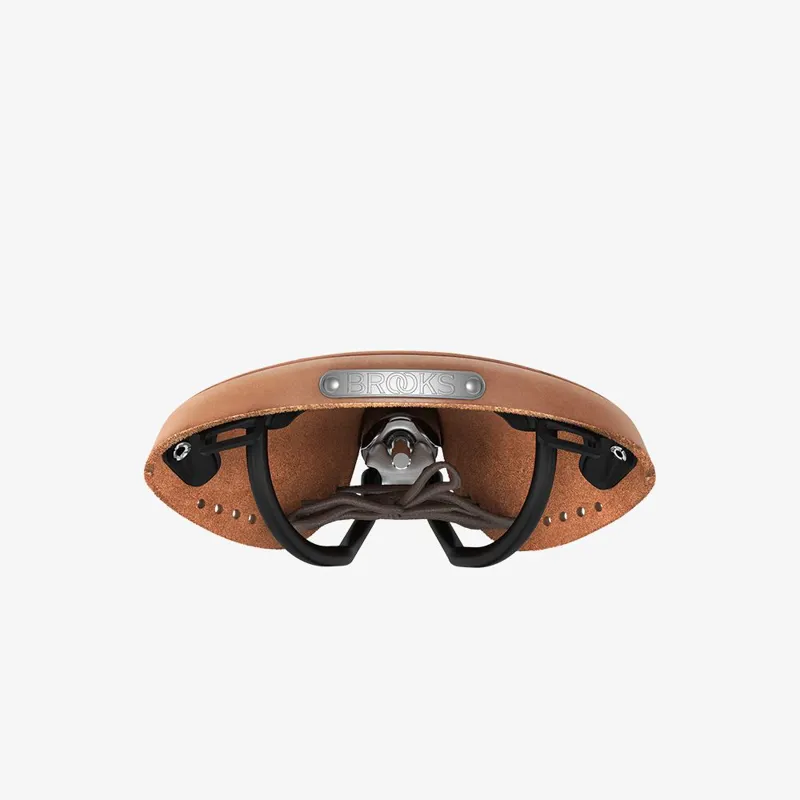 Brooks B17 Softened Short Ladies Saddle - 176mm - Dark Tan-5