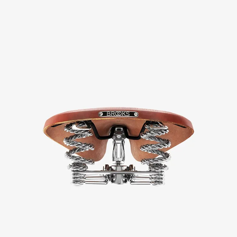 Brooks B33 Coiled Saddle - 235mm - Honey-5