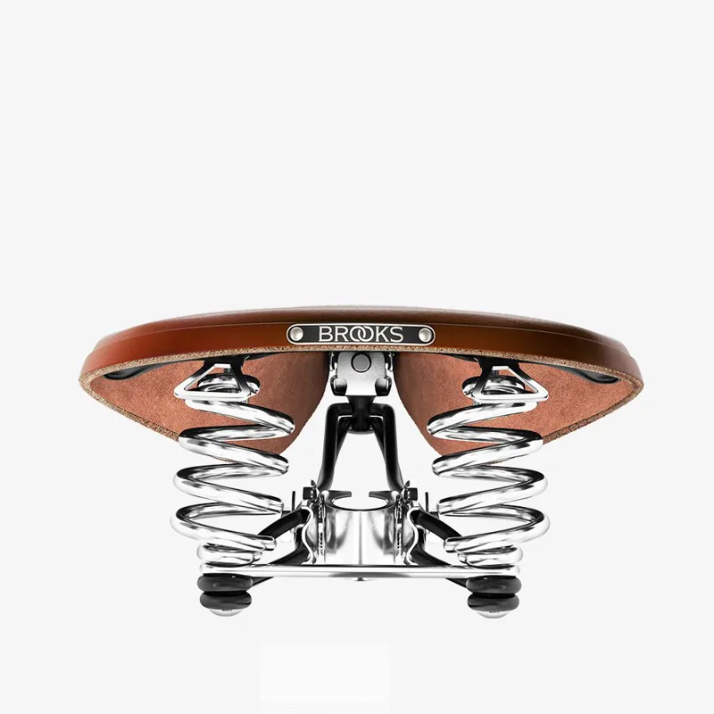 Brooks B66 Short Saddle - 205mm - Brown-5