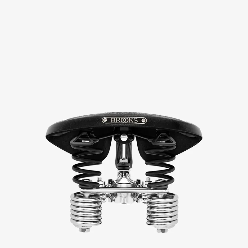 Brooks B135 Coiled Saddle - 210mm - Black-5