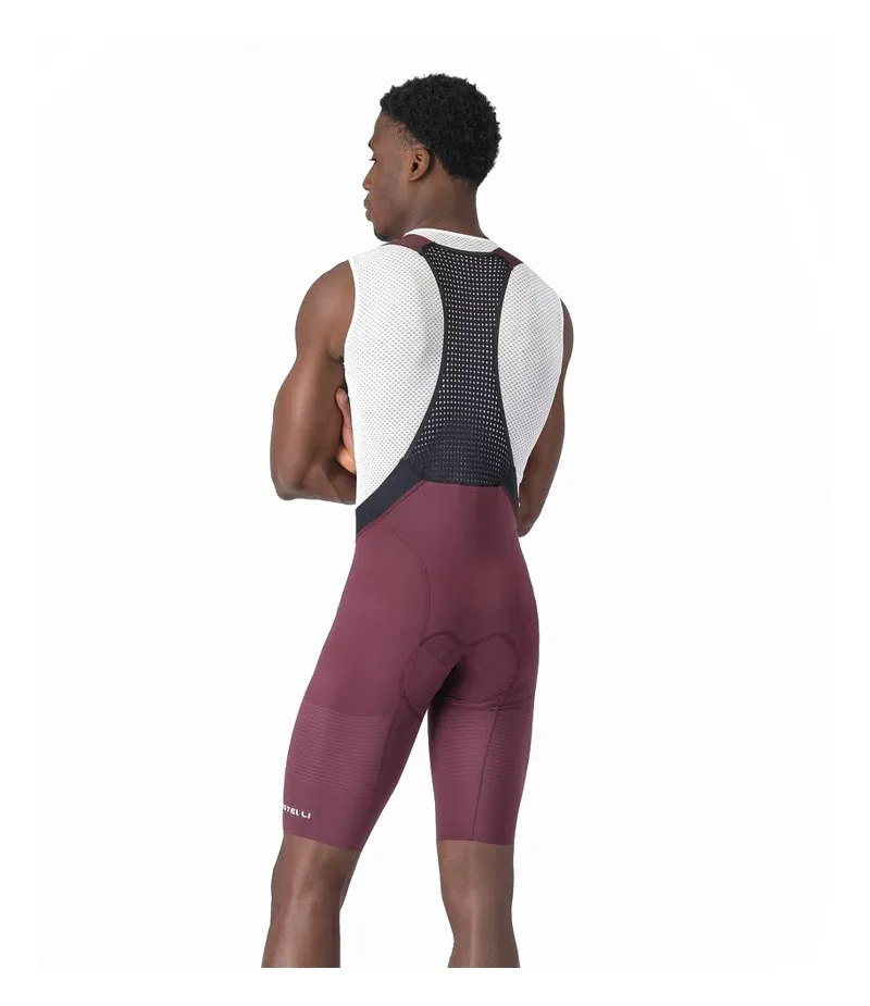 Castelli Premio Evo Men's Bib Shorts - Bordeaux/Winter Sky-1