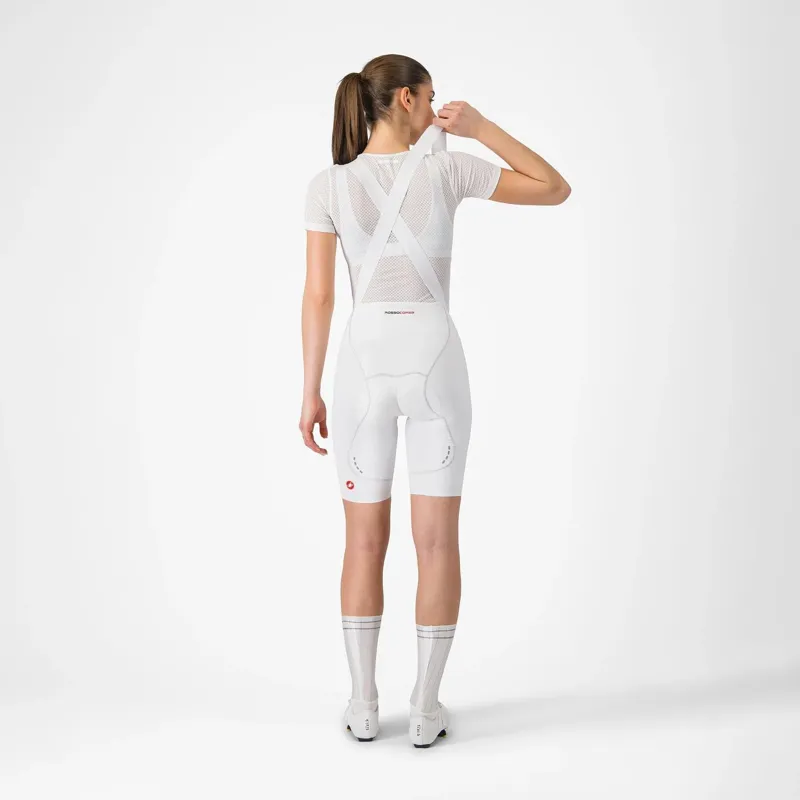 Castelli Free Aero Race Women's Bib Shorts - White-1