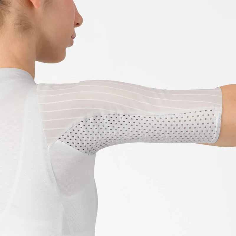 Castelli Aero Pro 8S Women's Short Sleeve Jersey - Silver Grey-6