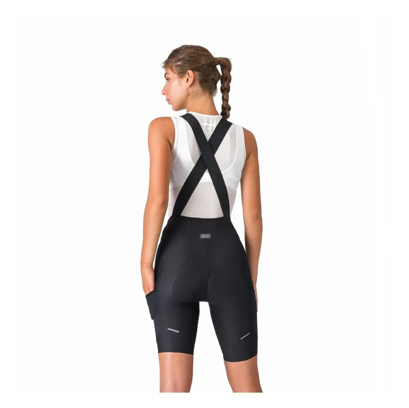 Castelli Unlimited Endurance DT Women's Bib Shorts - Black-1