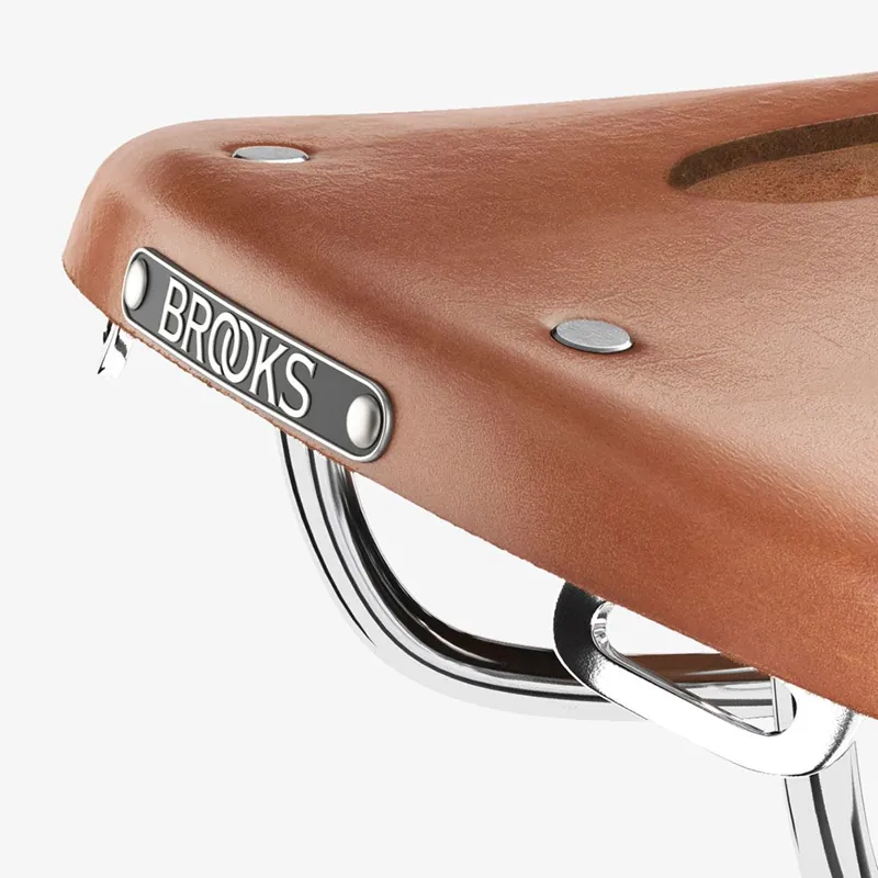 Brooks B17 Carved Short Ladies Saddle - 176mm - Honey-6