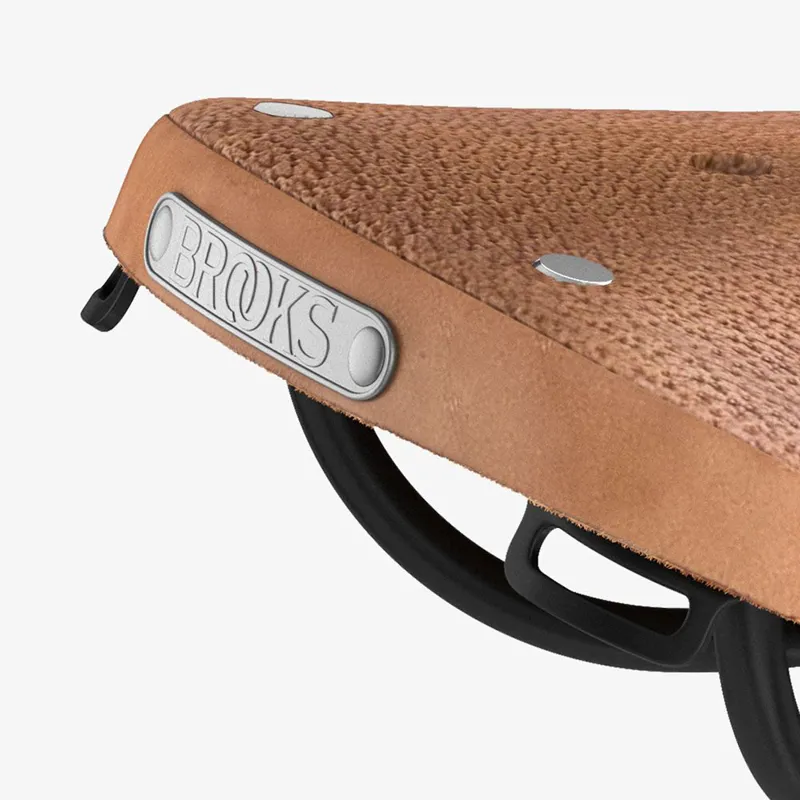 Brooks B17 Softened Short Ladies Saddle - 176mm - Dark Tan-6