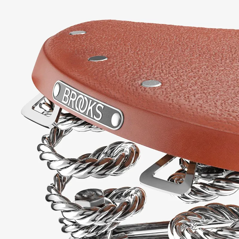 Brooks B33 Coiled Saddle - 235mm - Honey-6