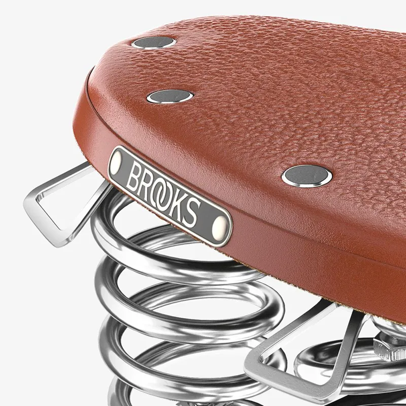 Brooks B66 Short Saddle - 205mm - Honey-6