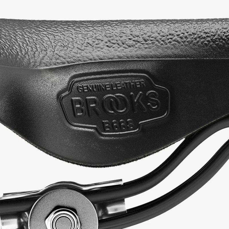 Brooks B66 Short Saddle - 205mm - Black-8