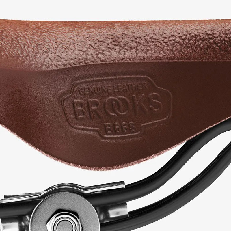 Brooks B66 Short Saddle - 205mm - Brown-8