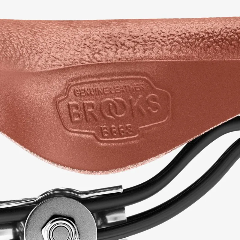 Brooks B66 Short Saddle - 205mm - Honey-8