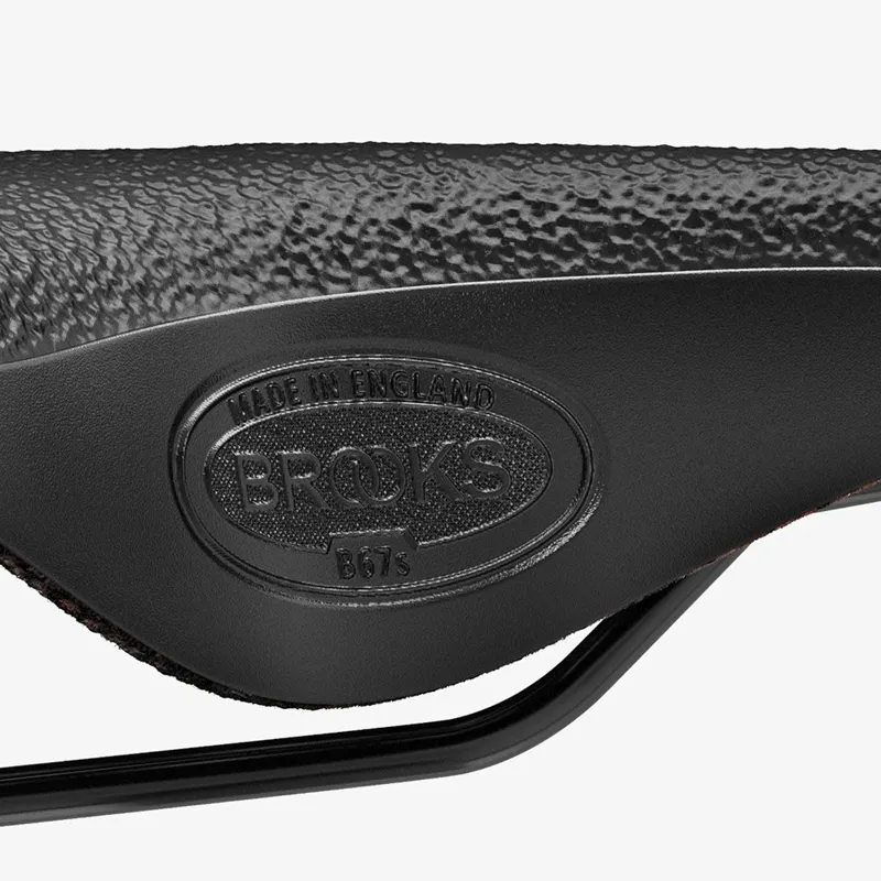 Brooks B67 Short Ladies Saddle - 210mm - Black-8