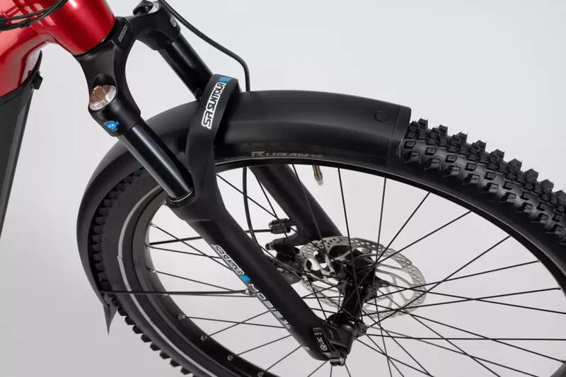 Haibike Trekking 7 Crossbar 2026 Electric Hybrid Bike - Fruity Red-3