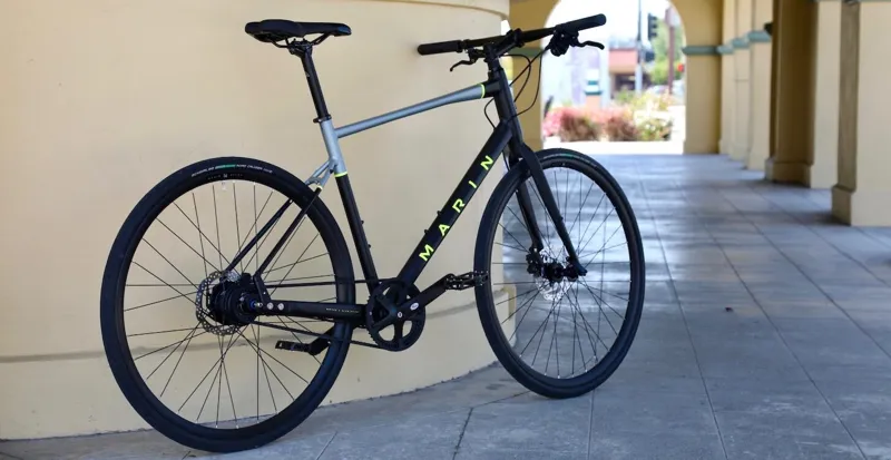 Marin Presidio 3 Hybrid Bike - Satin Black-1