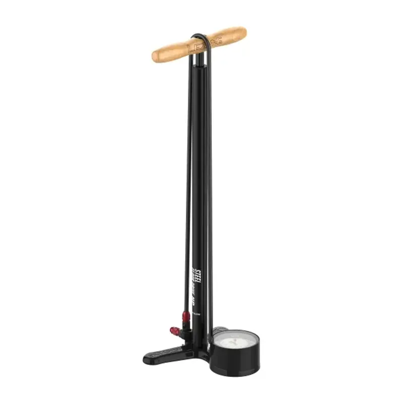 Lezyne Steel Floor Drive 3.5 Floor Pump - 220psi - Flat Black