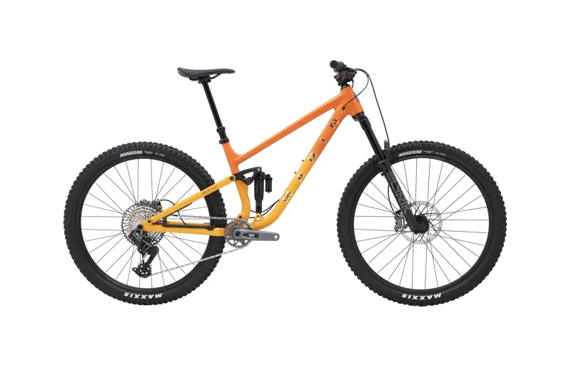 Marin Rift Zone XR 27.5 inch AXS 2025 Full Suspension MTB - Orange/Yellow