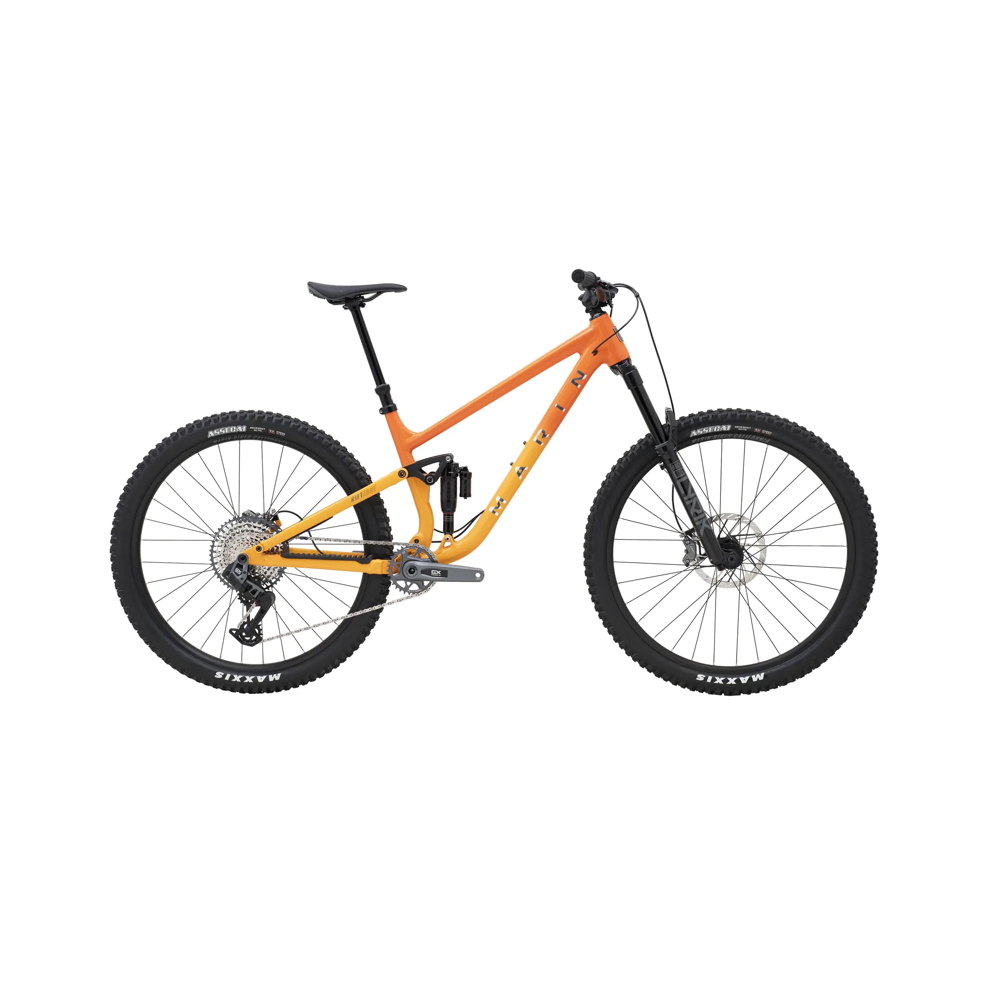 Marin Rift Zone XR 27.5 inch AXS 2025 Full Suspension MTB Orange Yellow