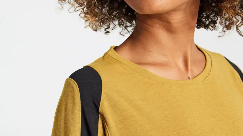 Specialized Trail Women's Long Sleeve Jersey - Harvest Gold Spray-3