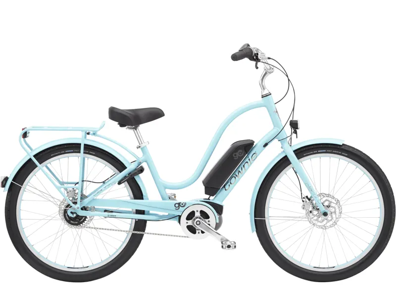 Electra Townie Go 5i EQ Step Thru 2025 Women's Electric Hybrid Bike - Blue