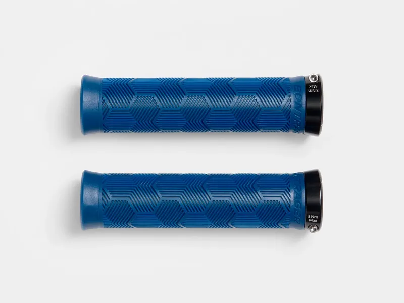 Bontrager XR Trail Elite Lock-On MTB Grips 130mm - Mulsanne Blue