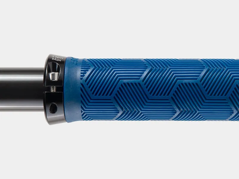 Bontrager XR Trail Elite Lock-On MTB Grips 130mm - Mulsanne Blue-2