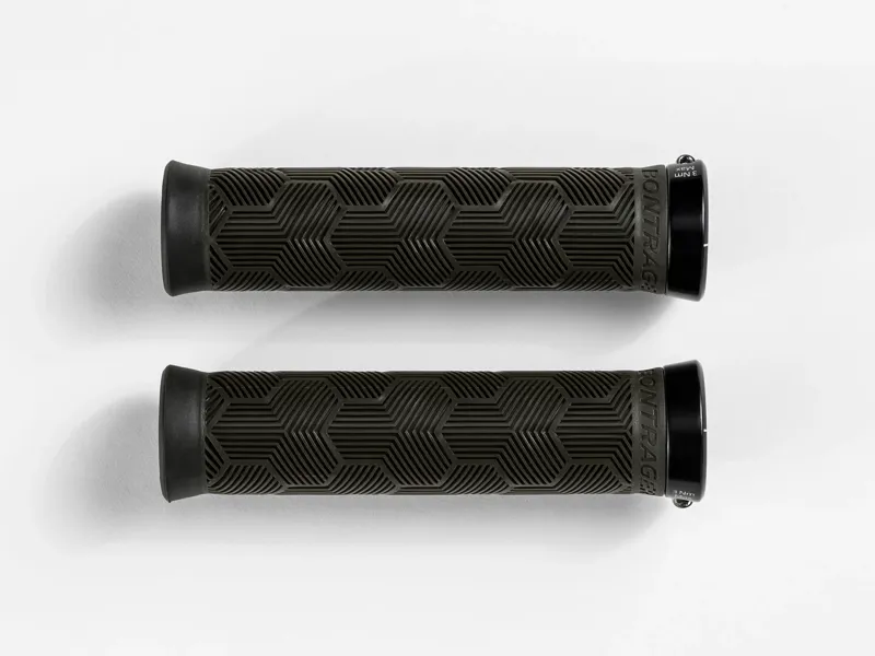 Bontrager XR Trail Elite Lock-On MTB Grips 130mm - Olive Grey