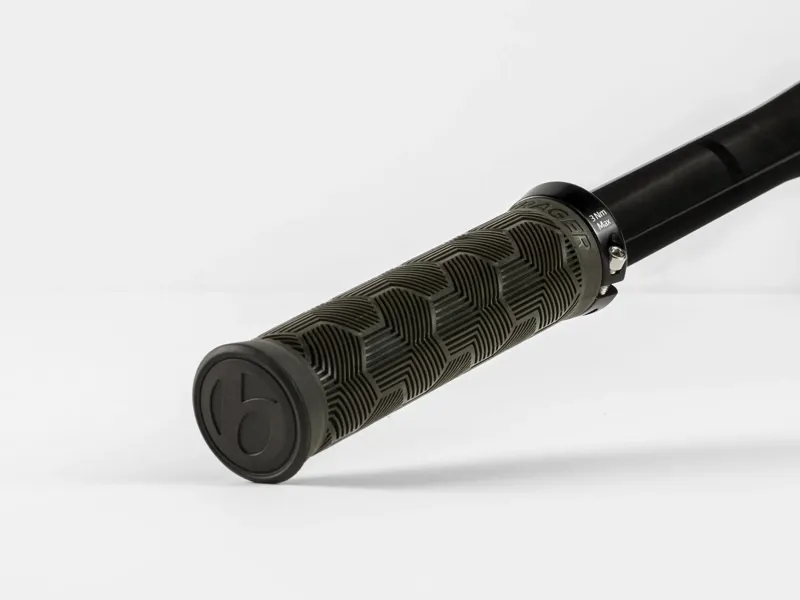 Bontrager XR Trail Elite Lock-On MTB Grips 130mm - Olive Grey-1