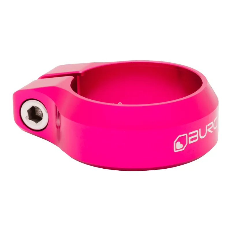 Burgtec Seat Post Clamp - Toxic Barbie Pink
