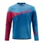 Cube Edge Round Neck Long Sleeve Jersey - Blue/Pink