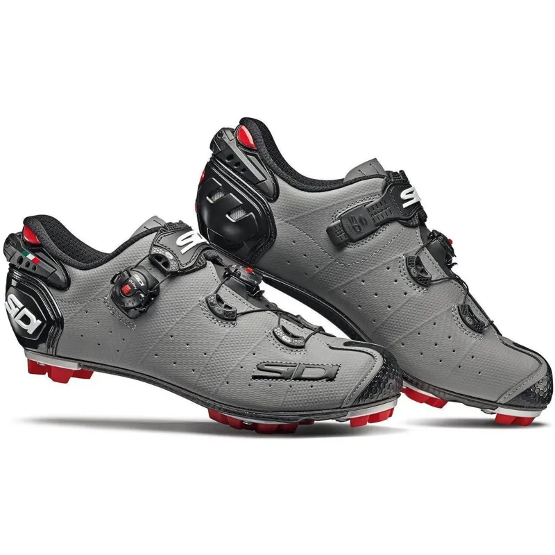 Sidi Drako 2 SRS Clipless MTB Shoes - Matt Grey/Black