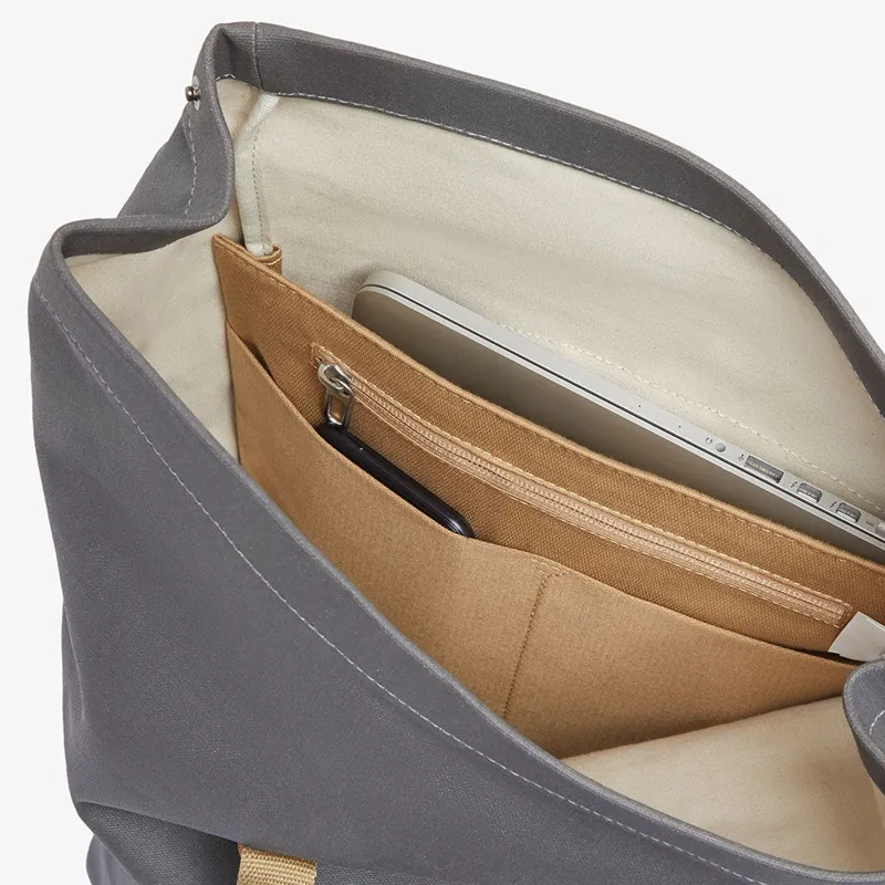 Brooks Pickwick Backpack - Medium - Grey-6