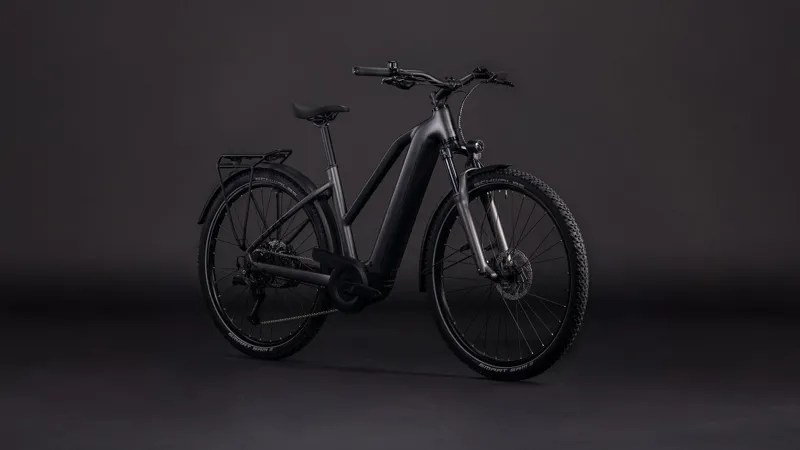 Cube Nuride Hybrid Performance 600wh Trapeze 2026 Electric Hybrid Bike - Slabrey/Black-1