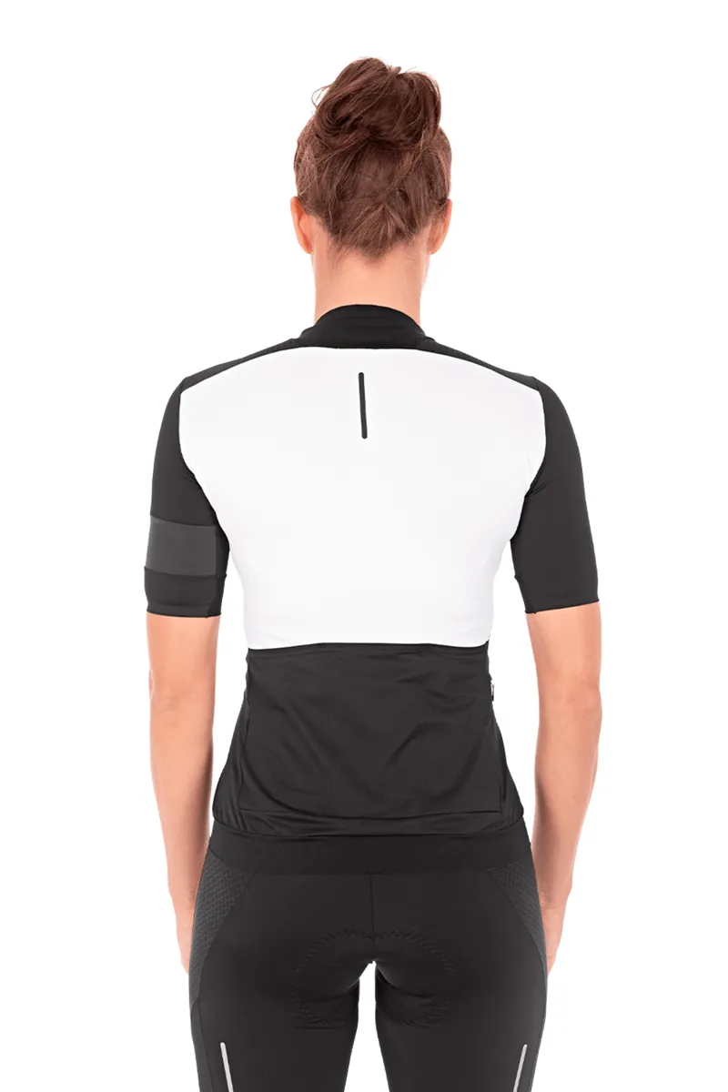 Cube Blackline Women's Short Sleeve Jersey - White/Black-2