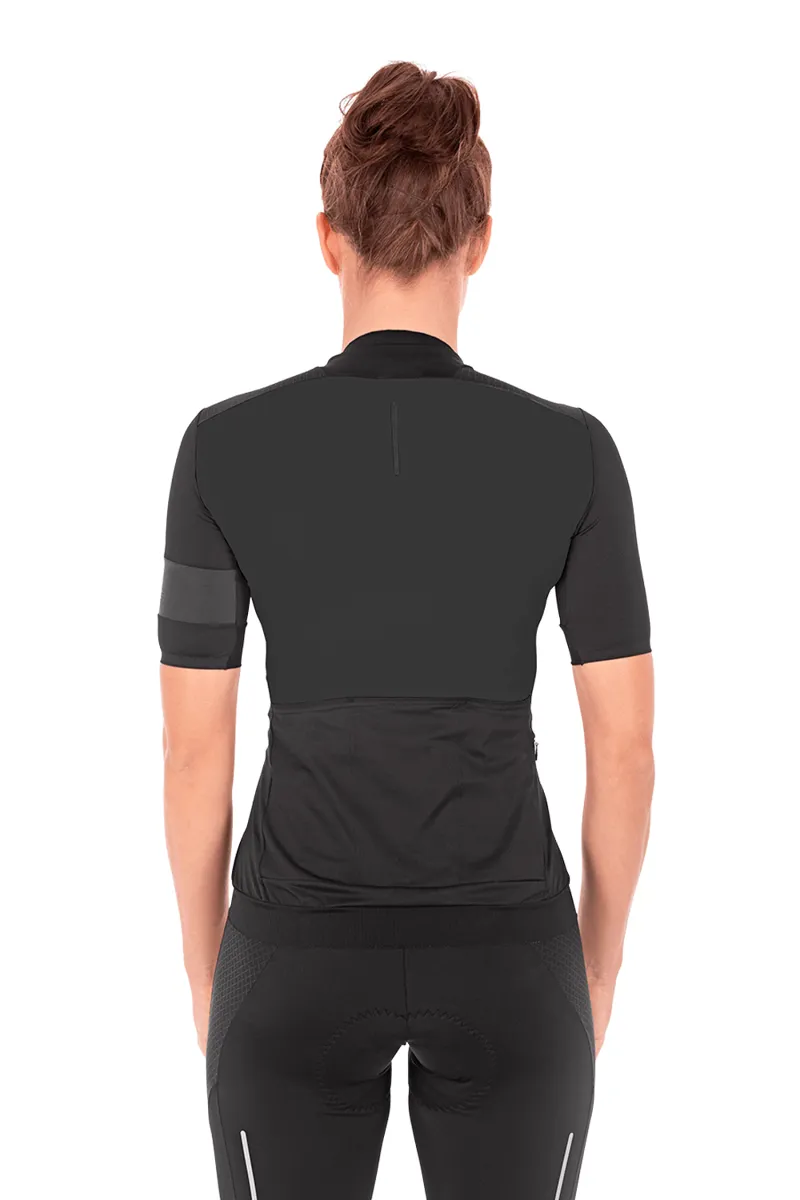 Cube Blackline Women's Short Sleeve Jersey - Black-2